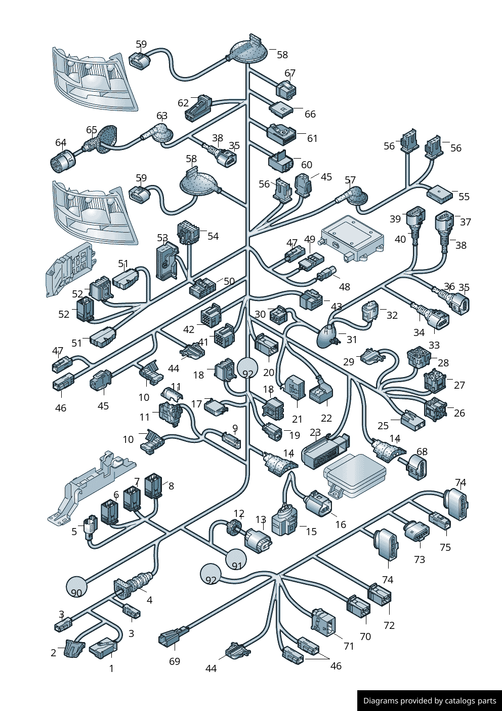 Car part diagram