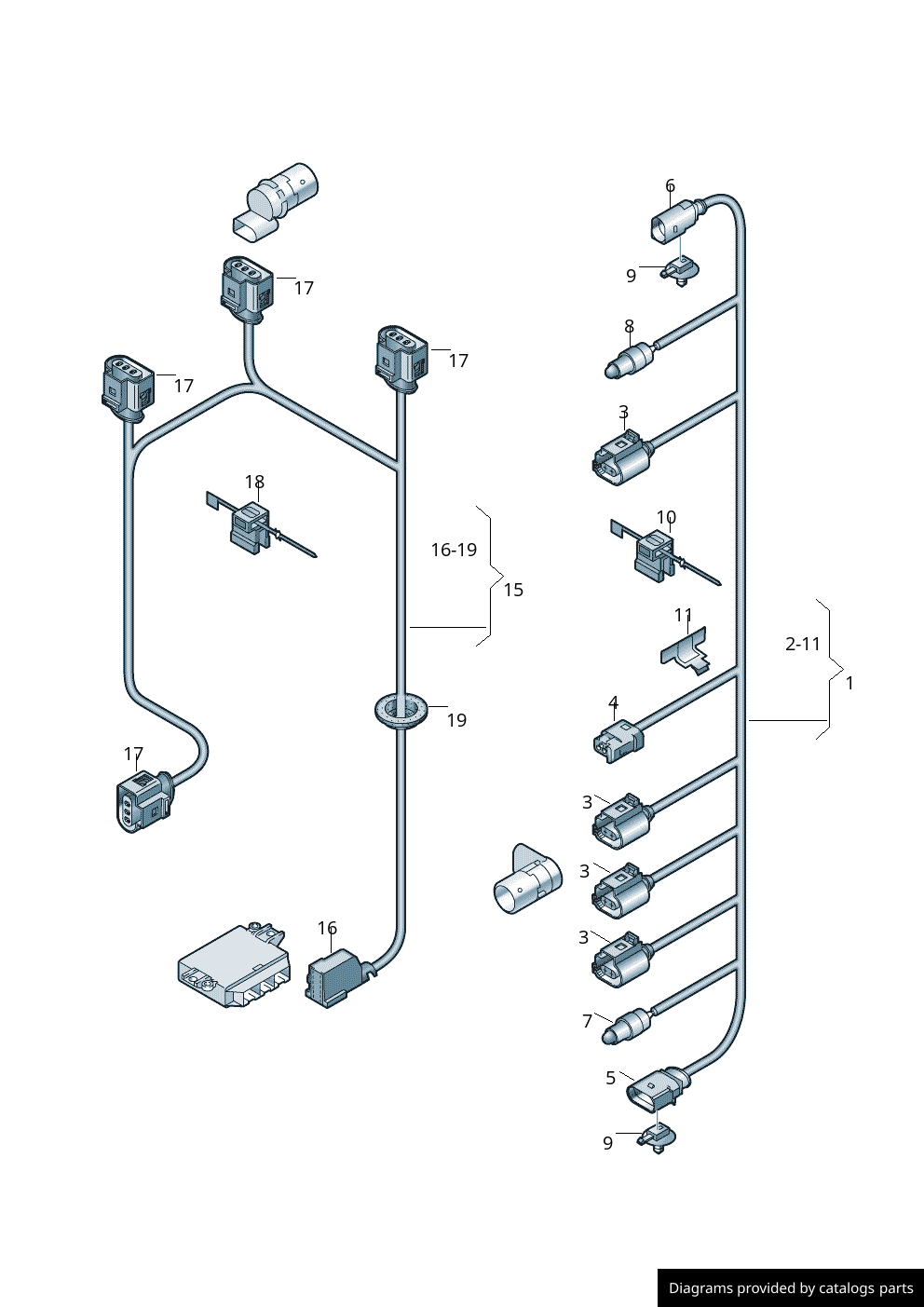 Car part diagram