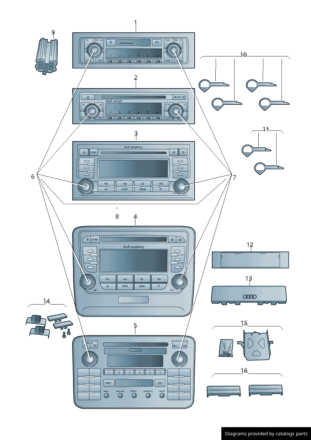 Car part diagram
