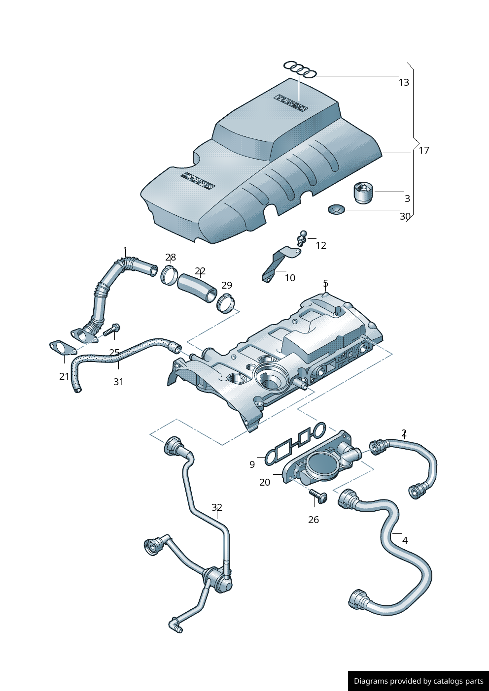 Car part diagram