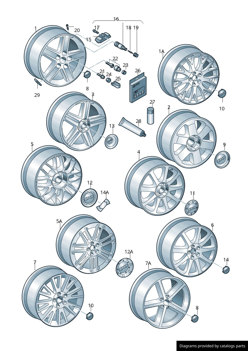 Car part diagram
