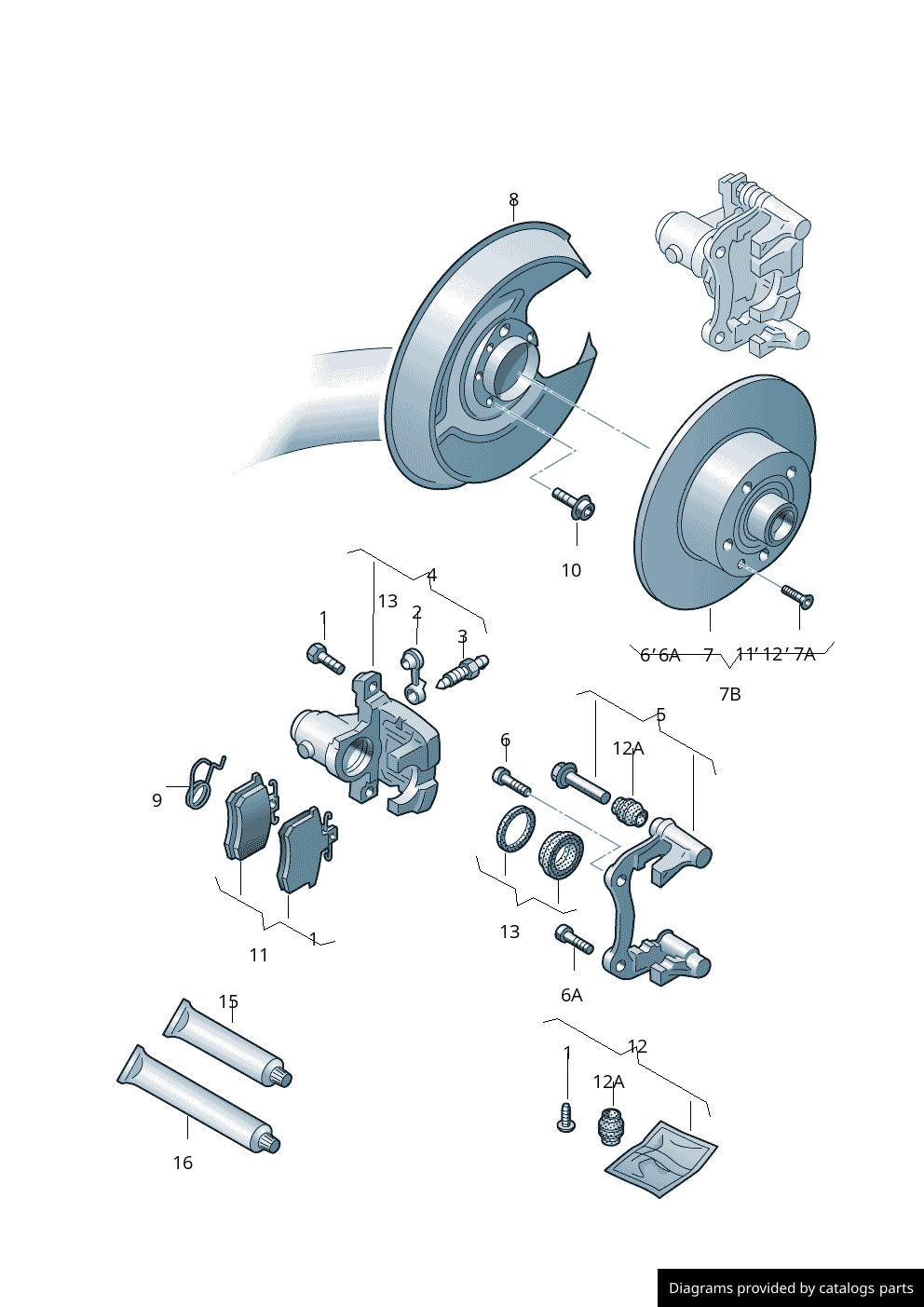 Car part diagram