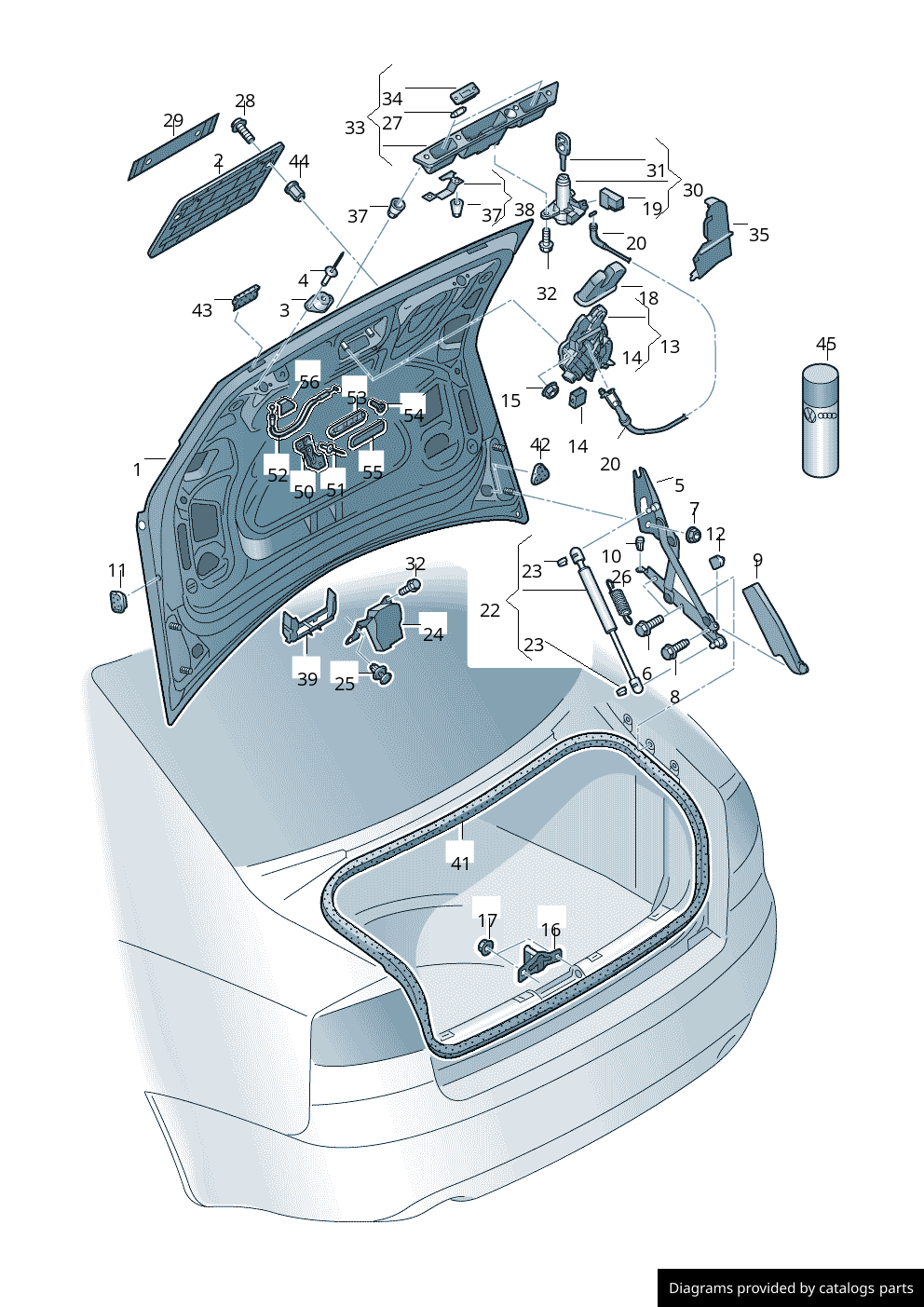 Car part diagram