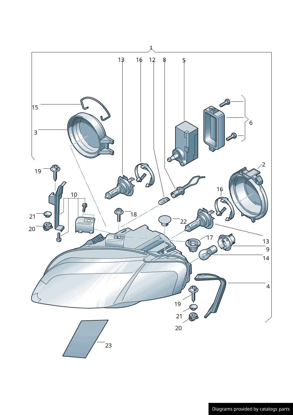 Car part diagram