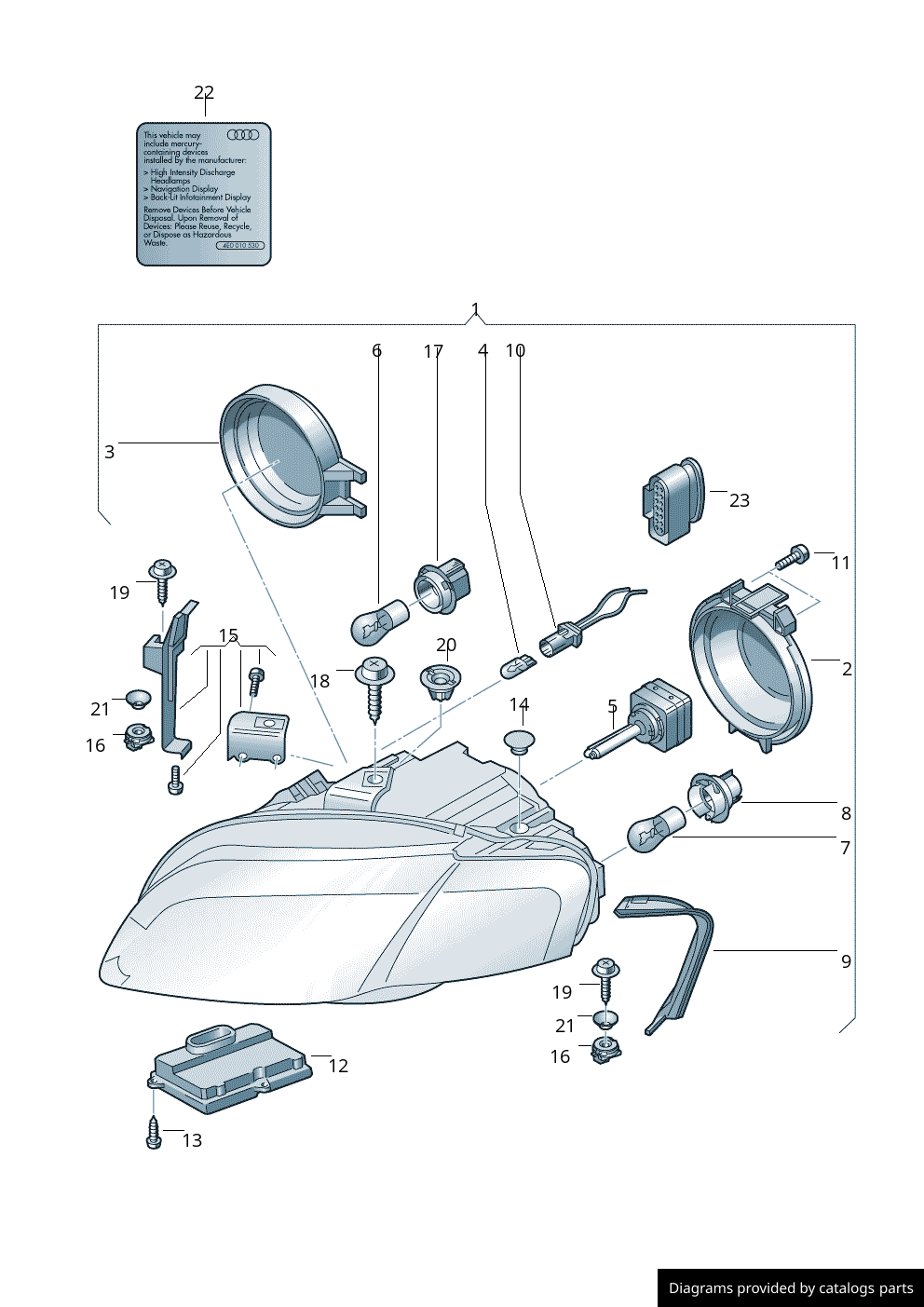 Car part diagram