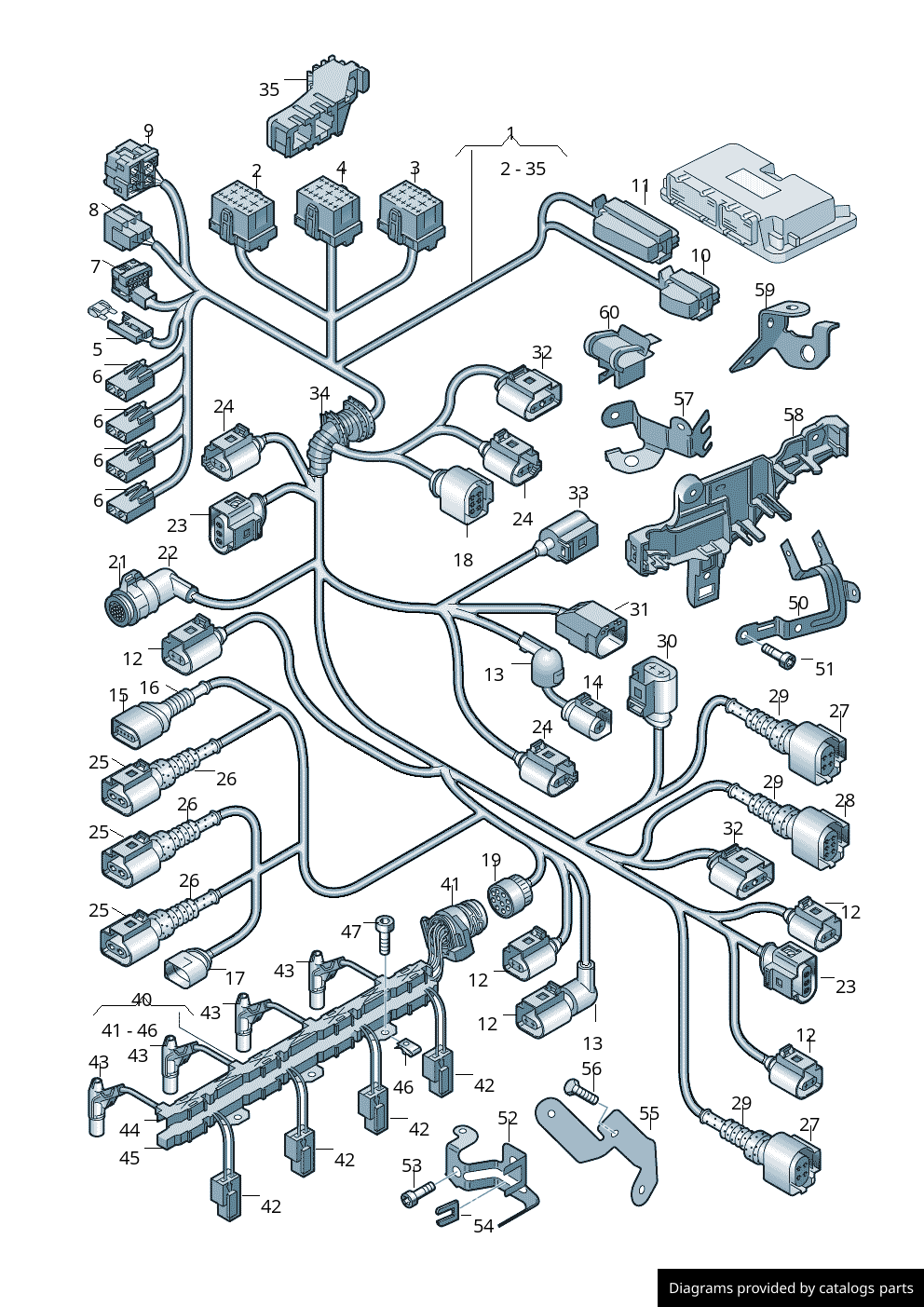 Car part diagram