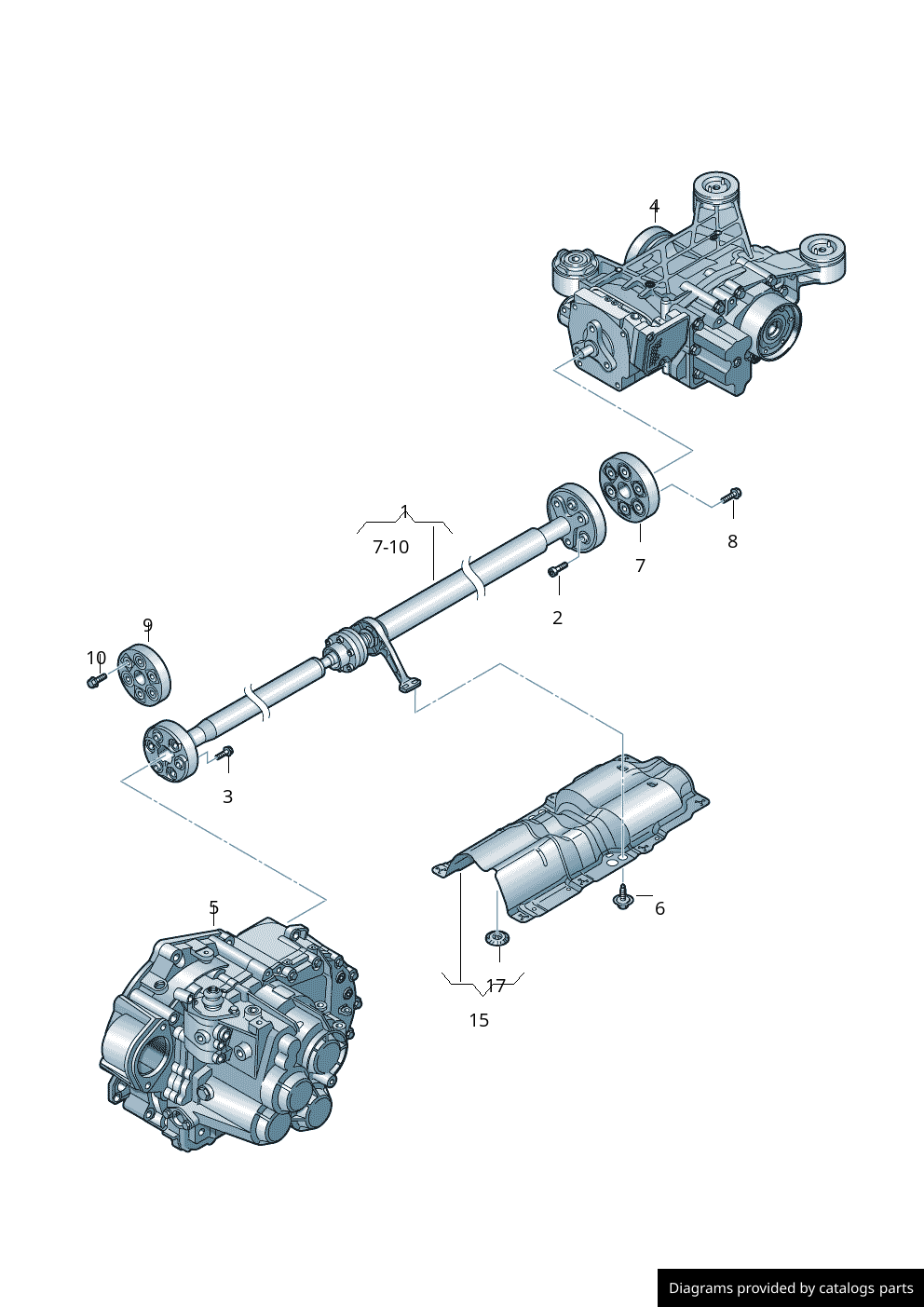 Audi Cardan Shaft 8J0521101M - LLLParts