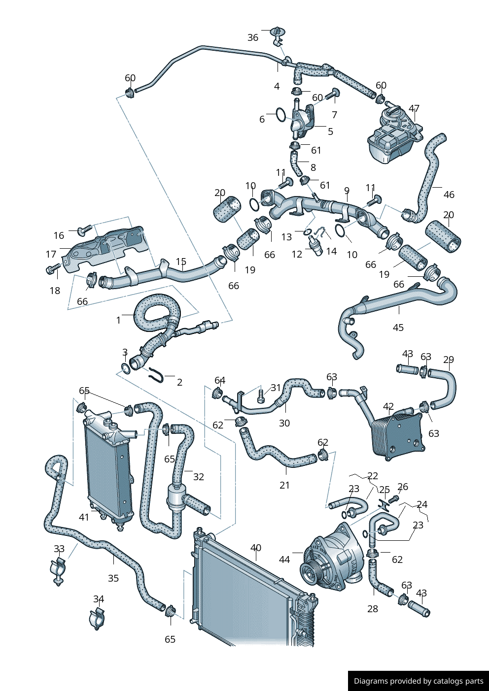 Car part diagram