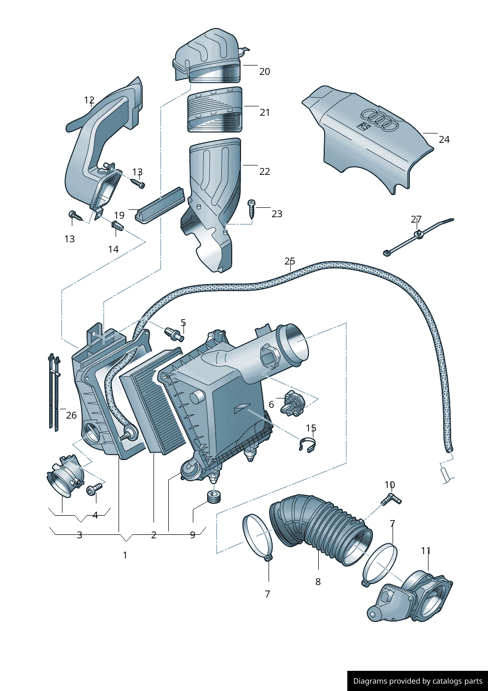 Car part diagram