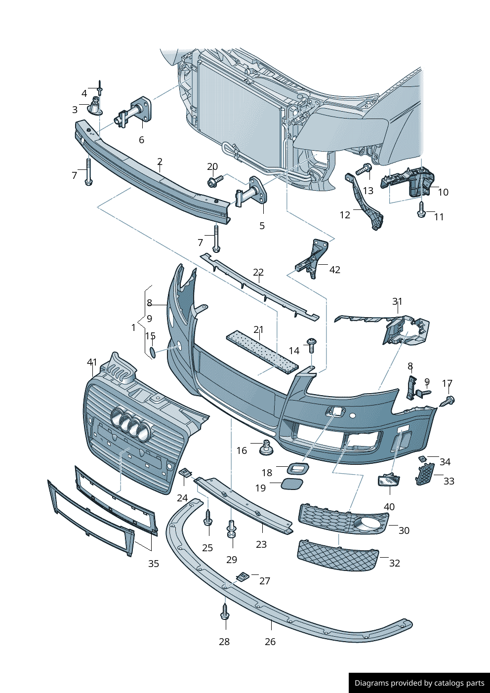 Car part diagram