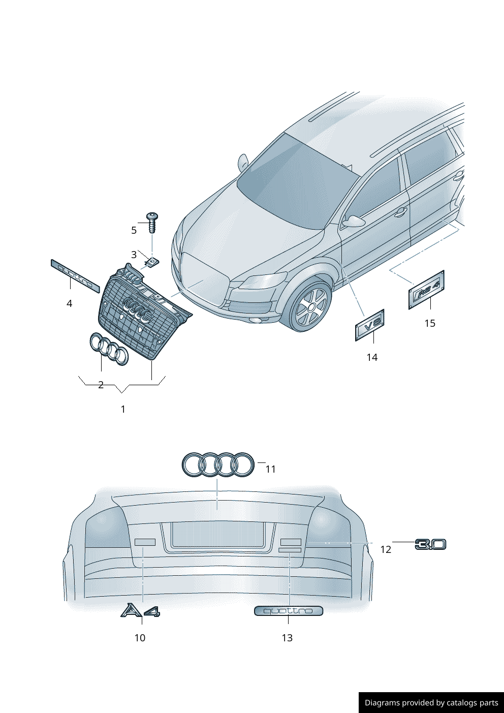 Car part diagram