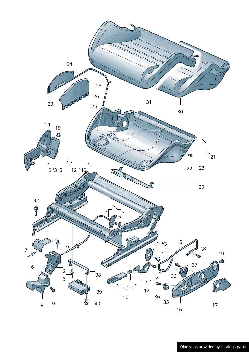 Car part diagram