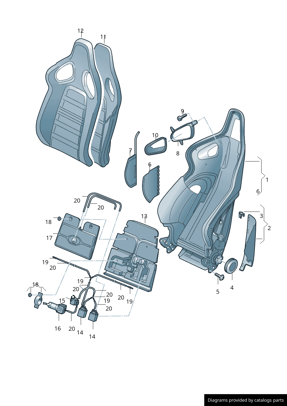 Car part diagram