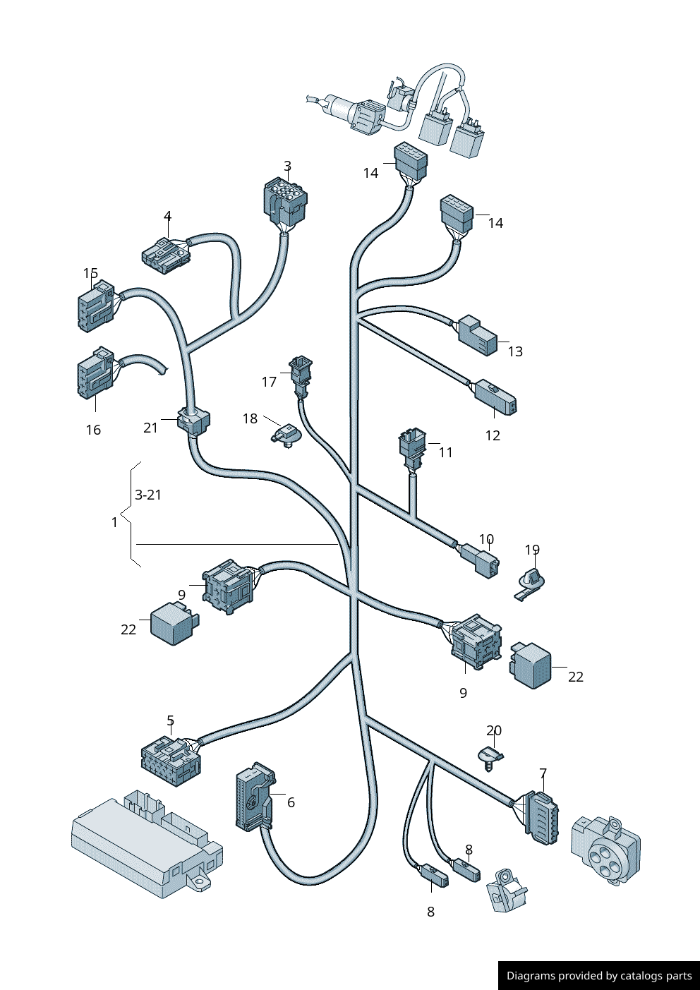 Car part diagram