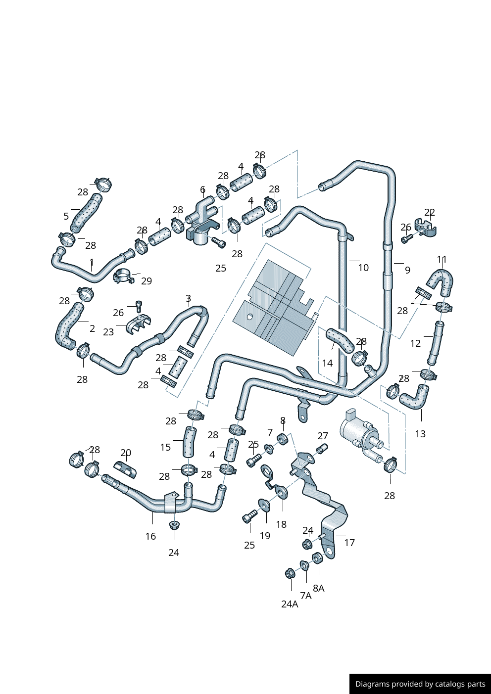 Car part diagram