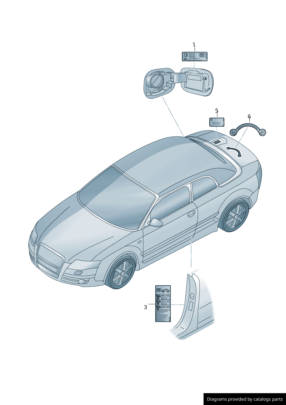 Car part diagram