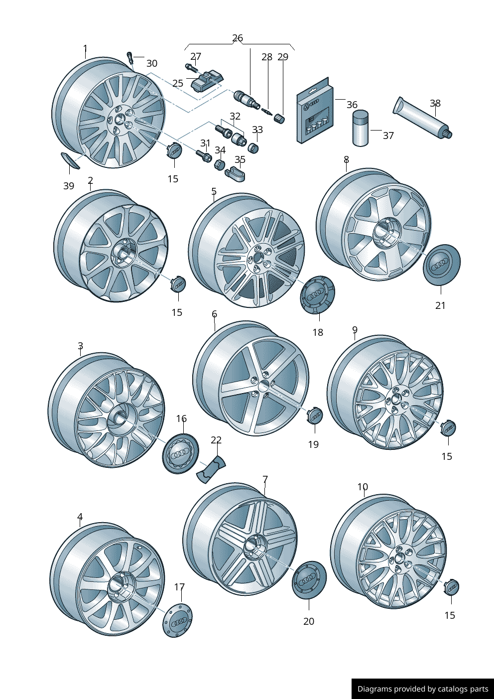 Car part diagram