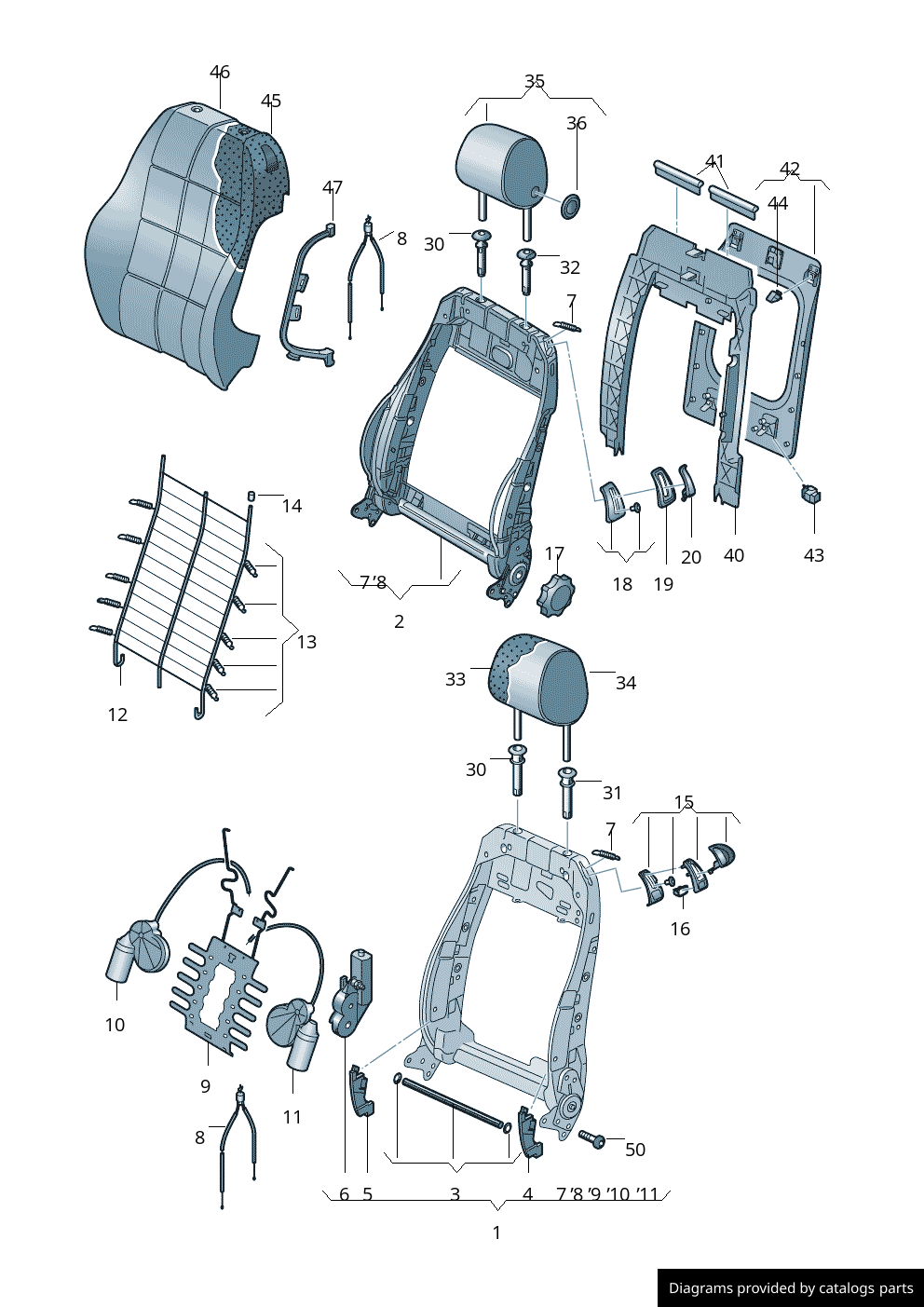 Car part diagram