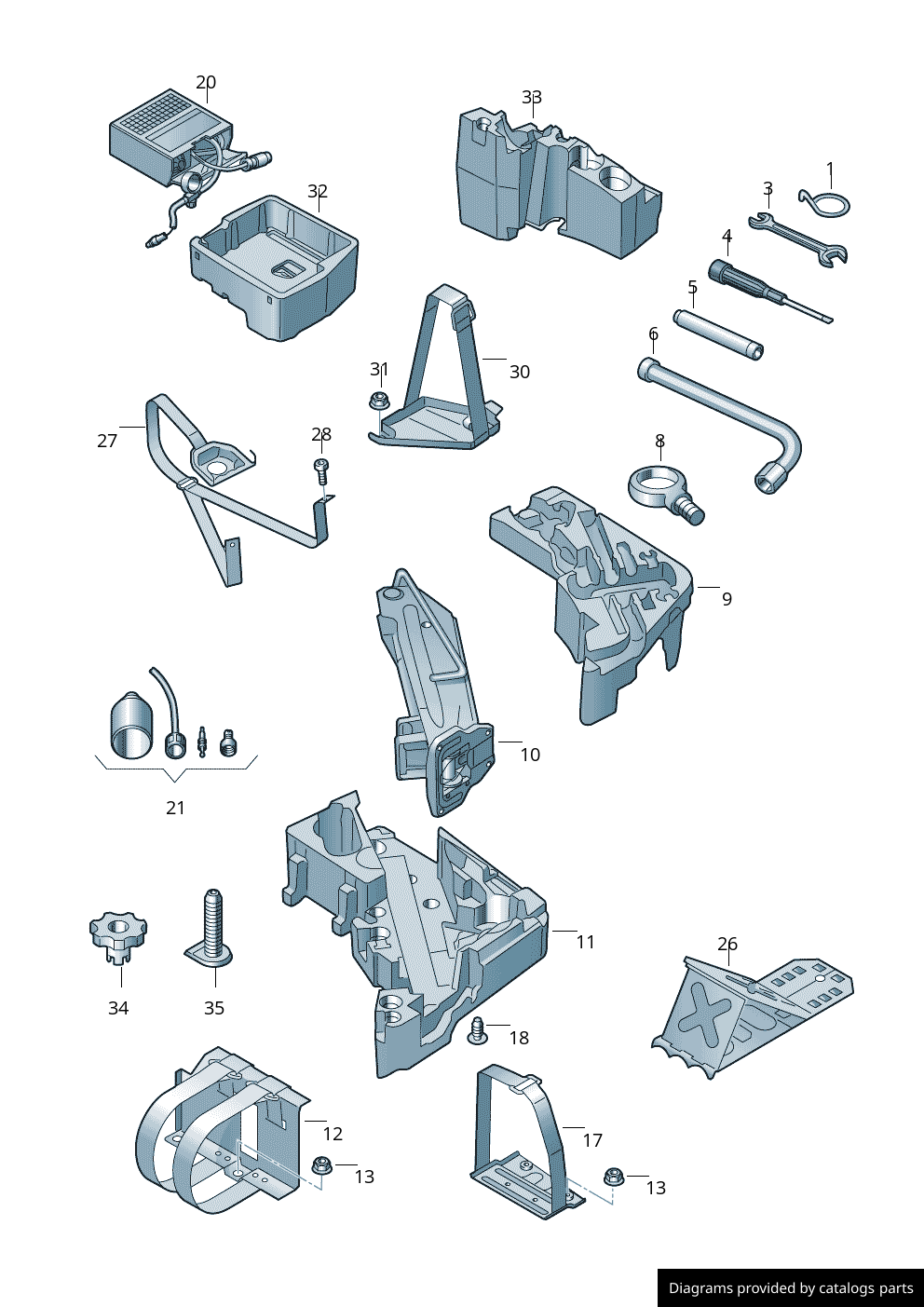 Car part diagram