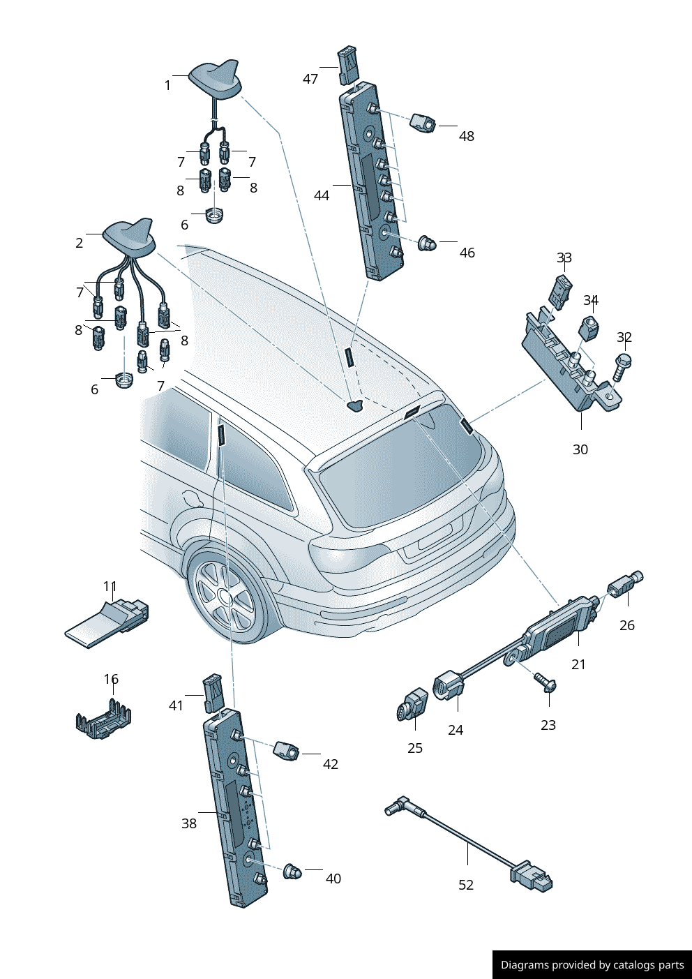 Car part diagram