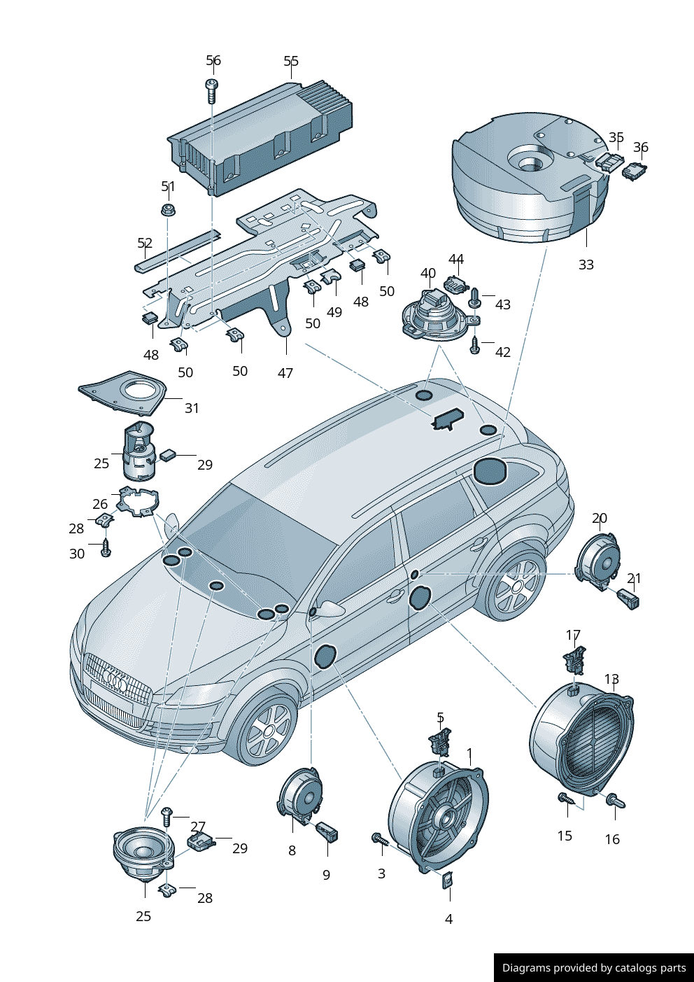 Car part diagram