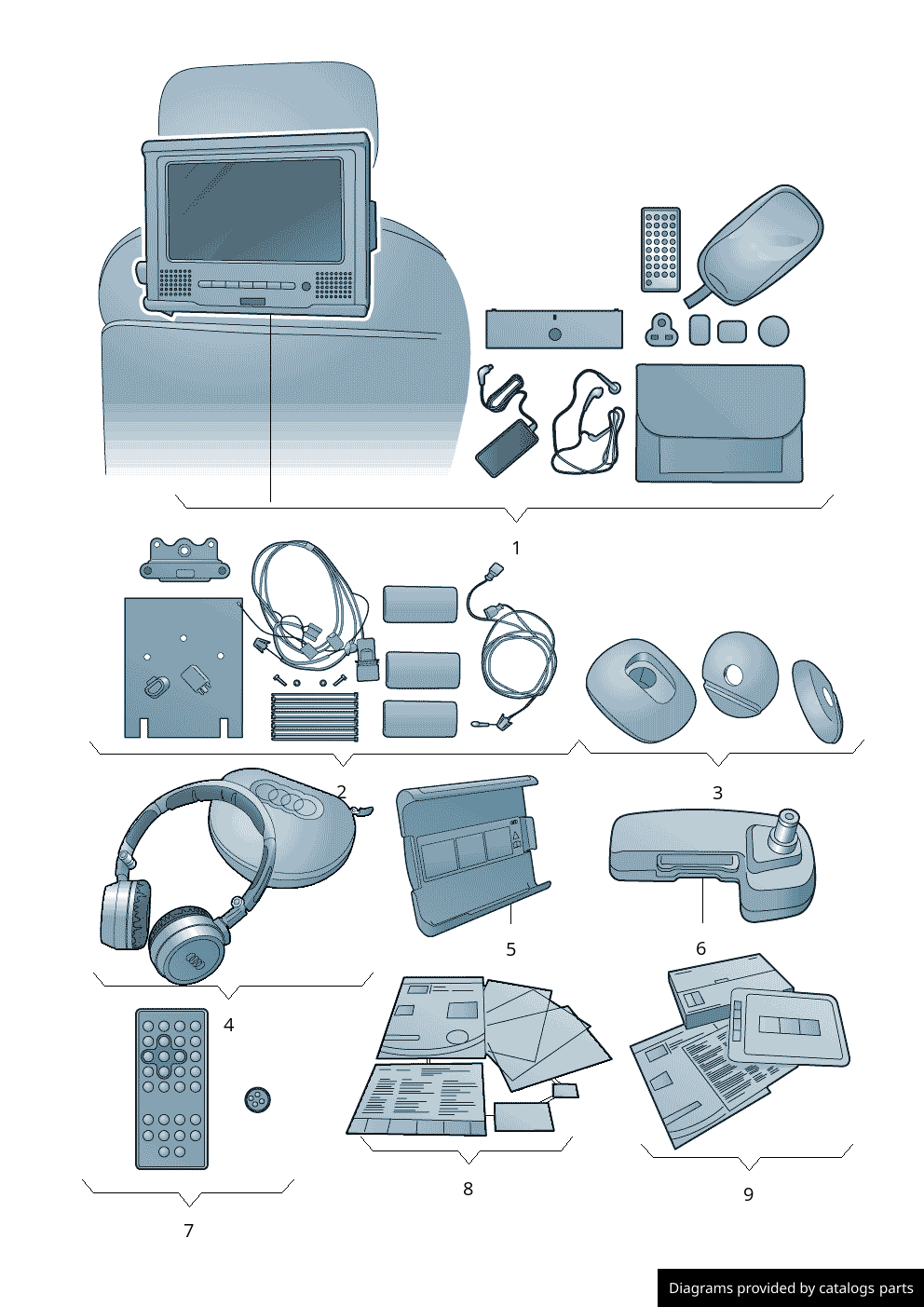 Car part diagram