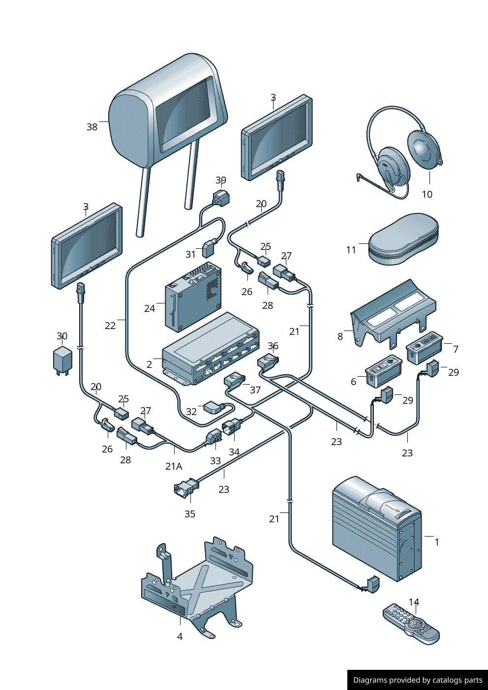Car part diagram