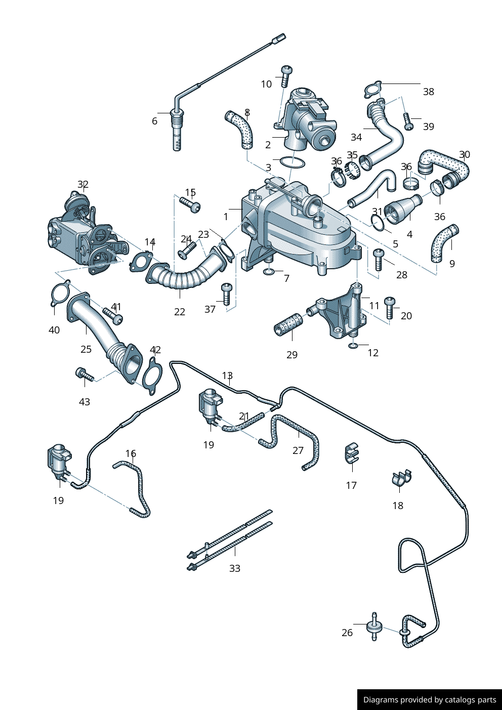 Car part diagram
