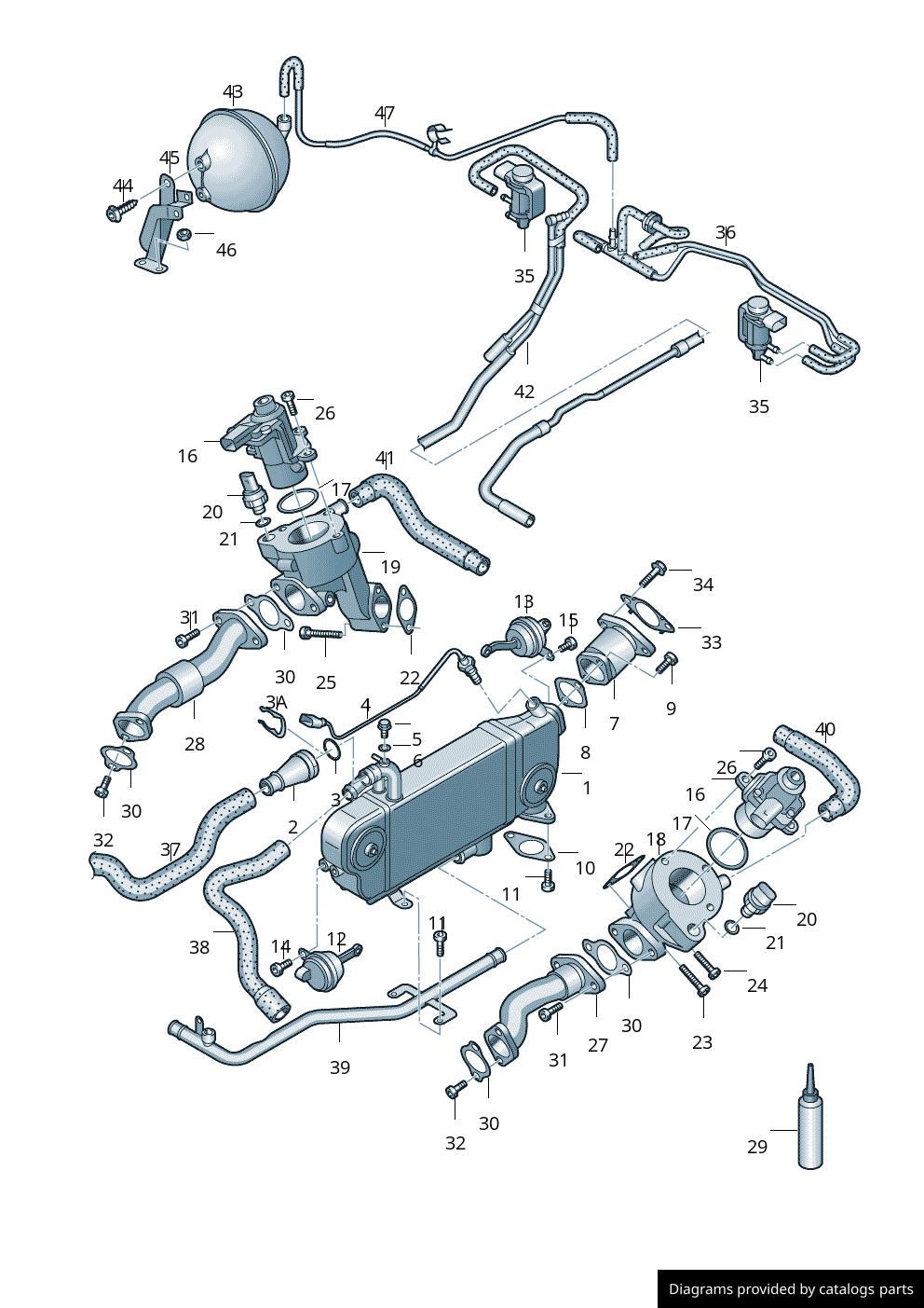 Car part diagram