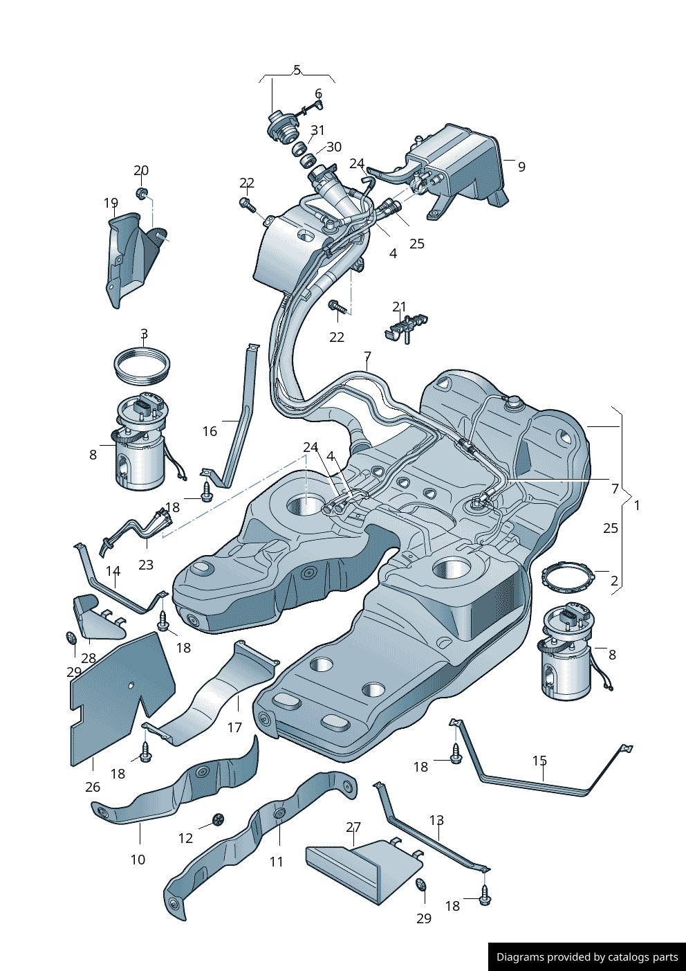Car part diagram