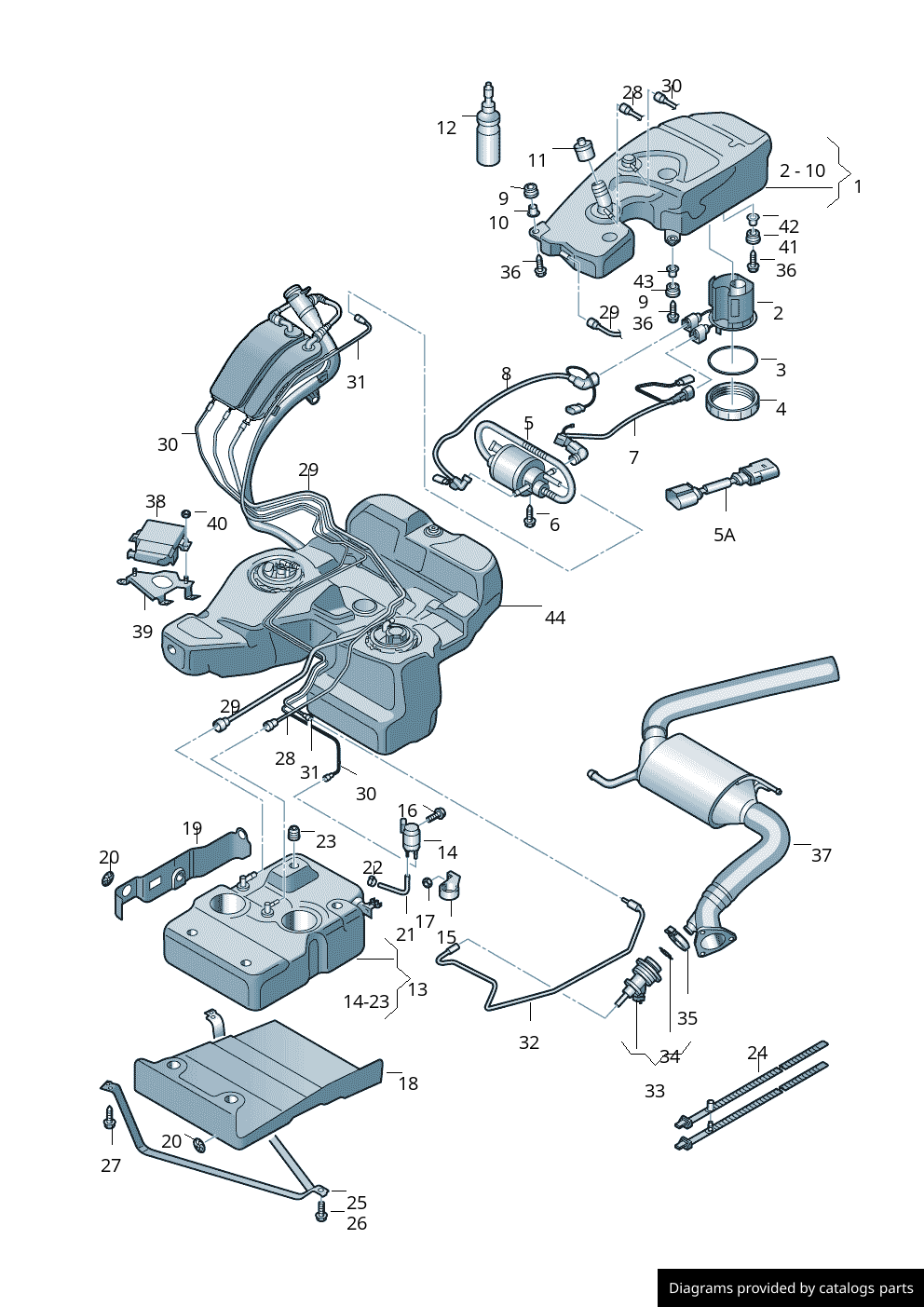 Car part diagram
