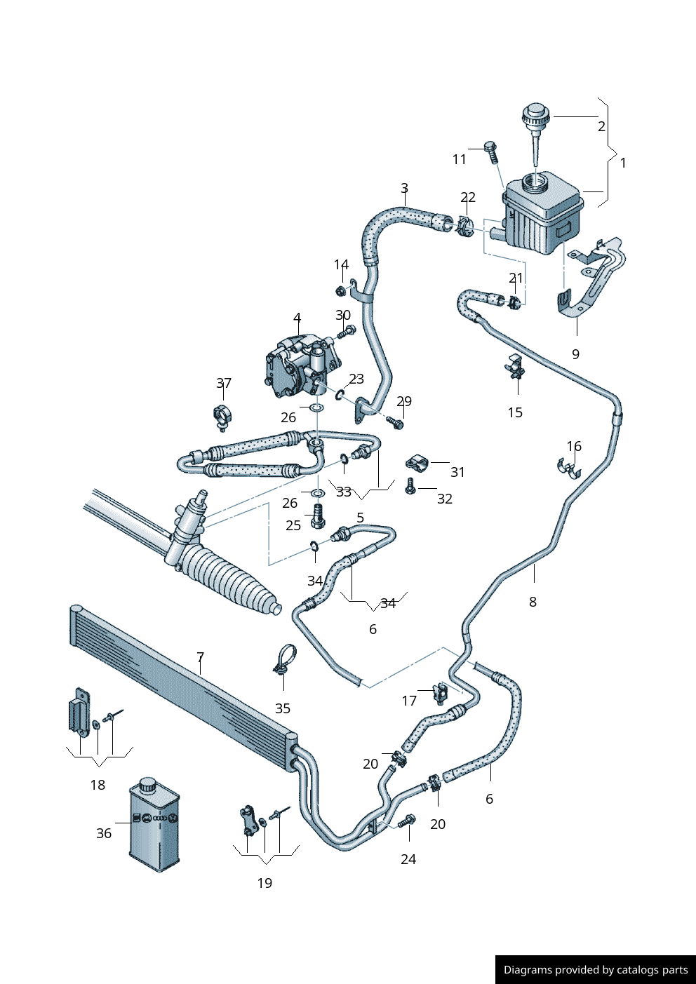 Car part diagram