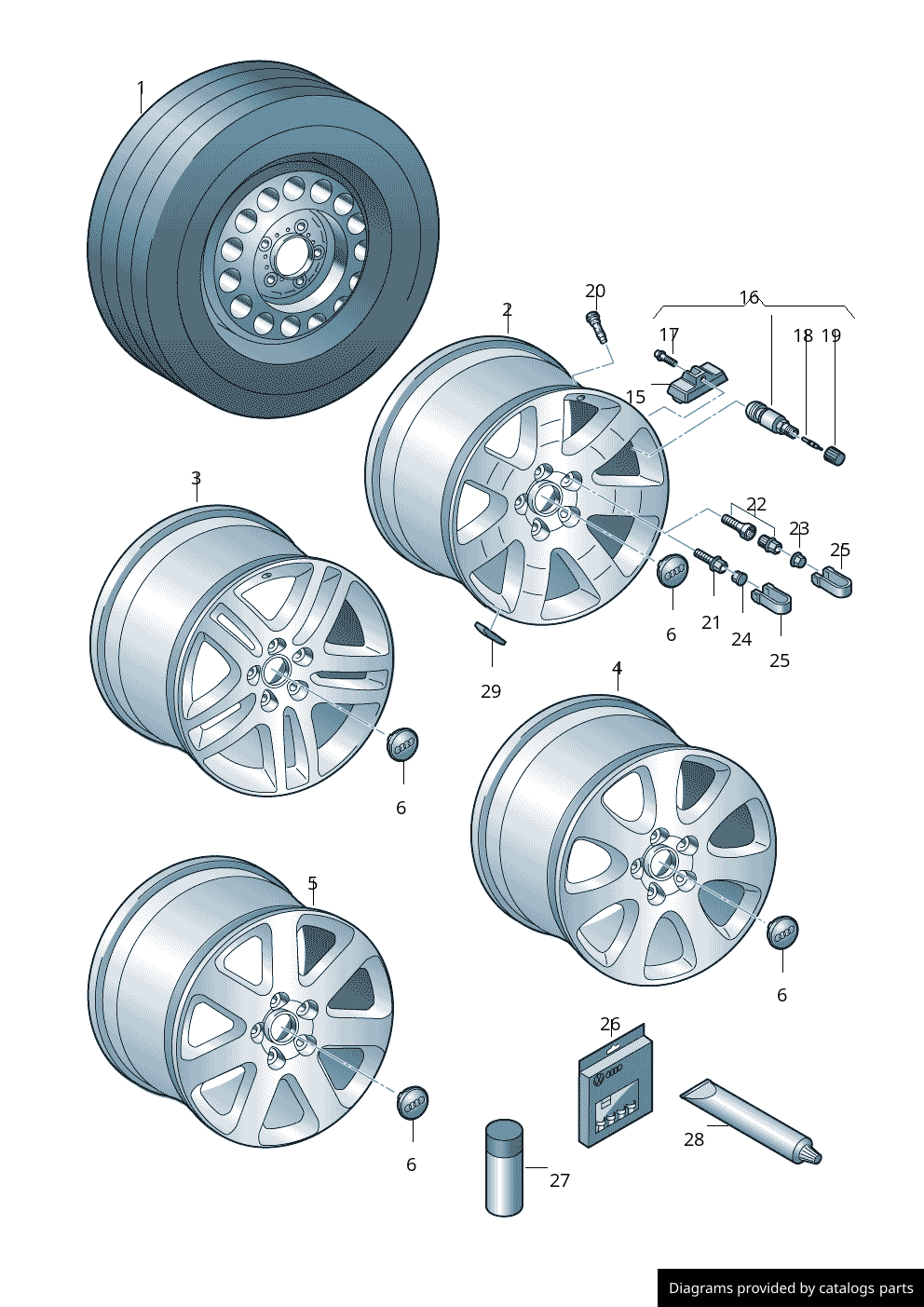 Car part diagram