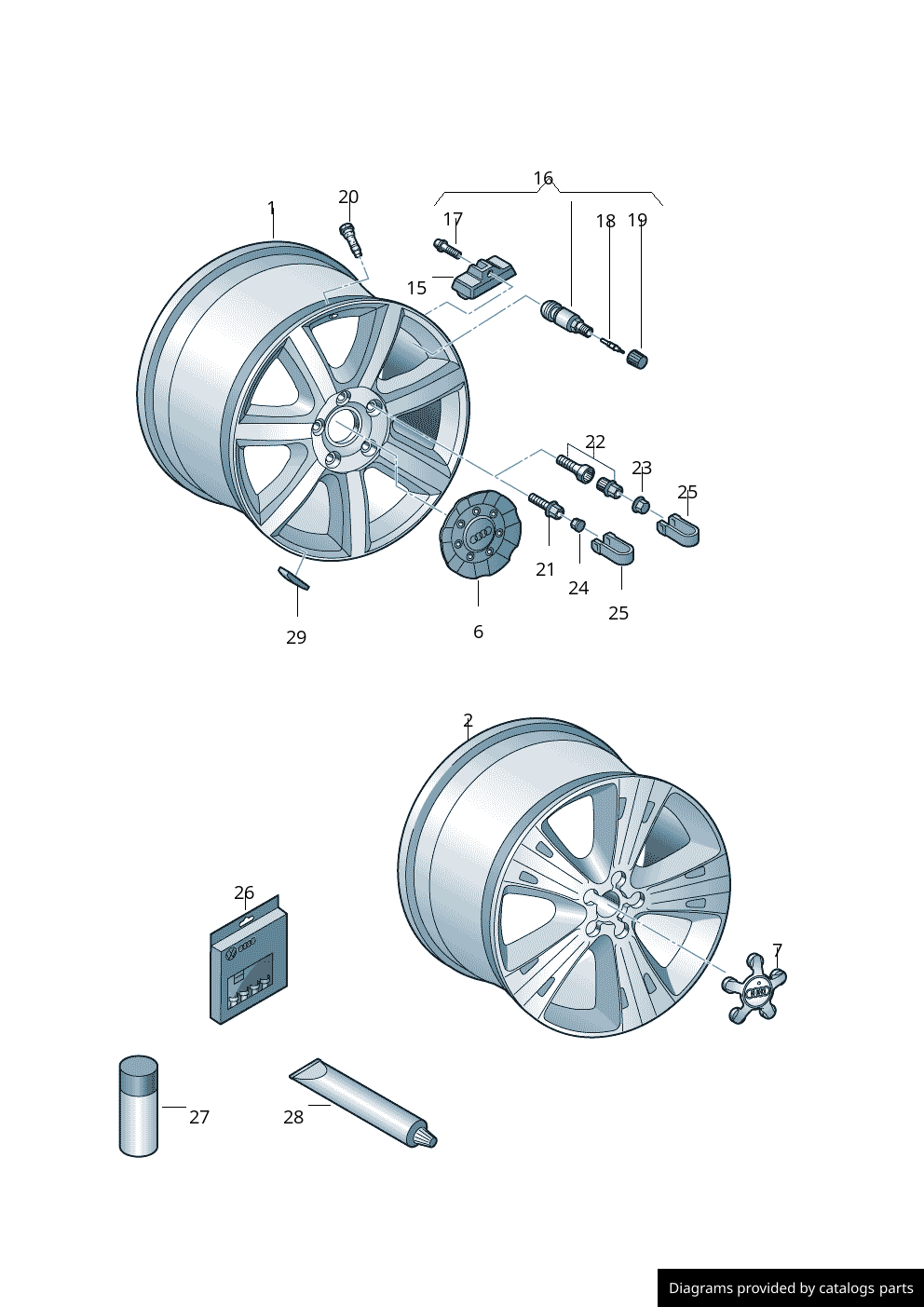 Car part diagram