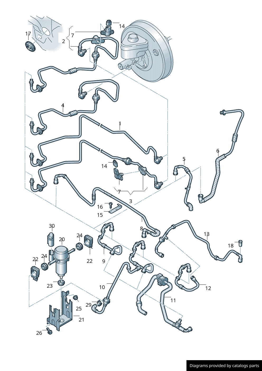 Car part diagram