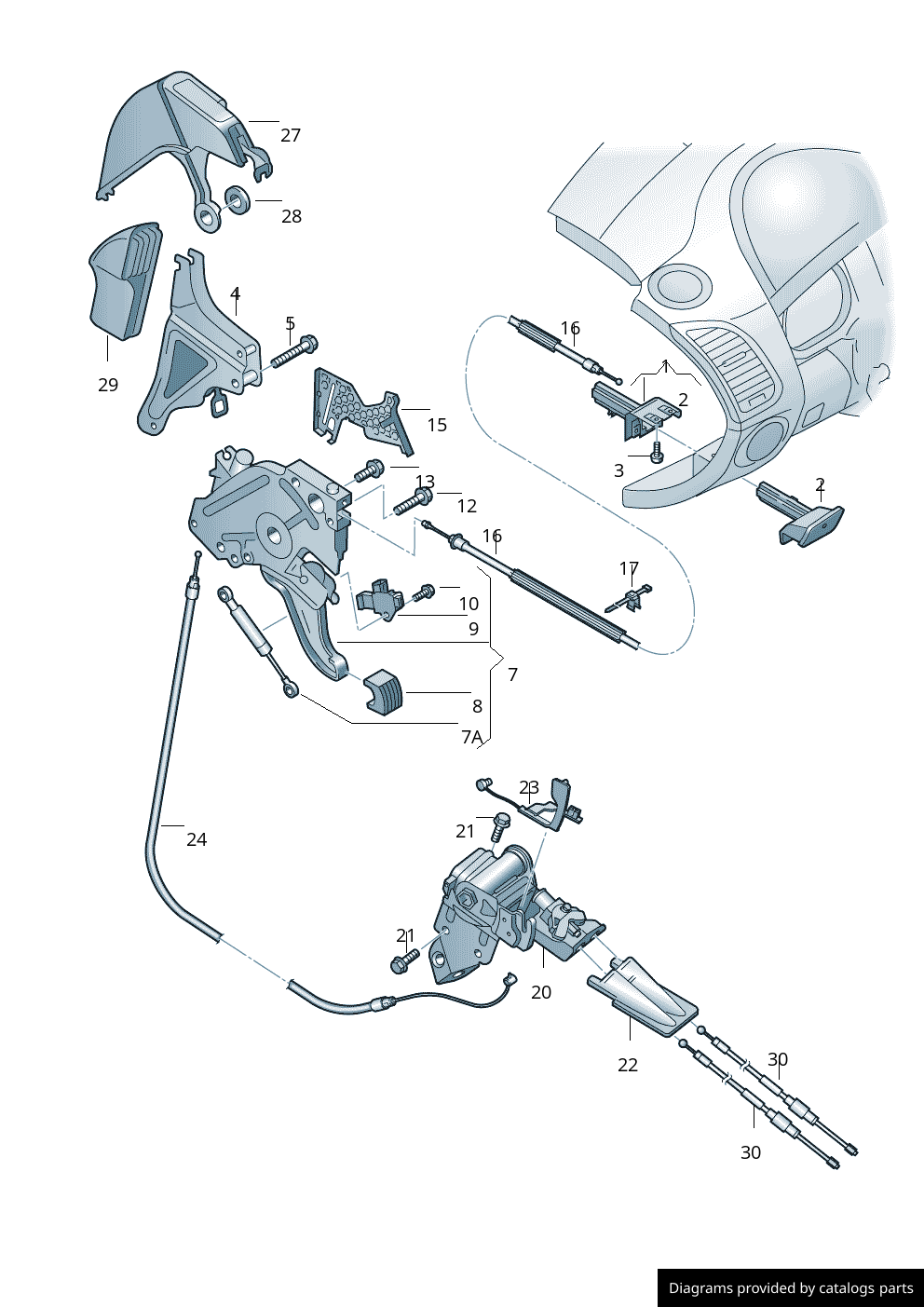 Car part diagram