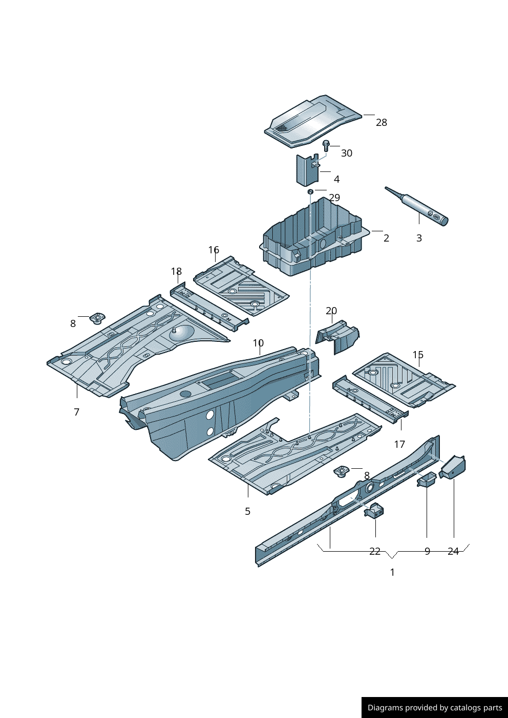 Car part diagram