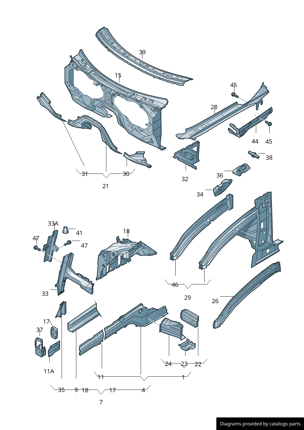 Car part diagram