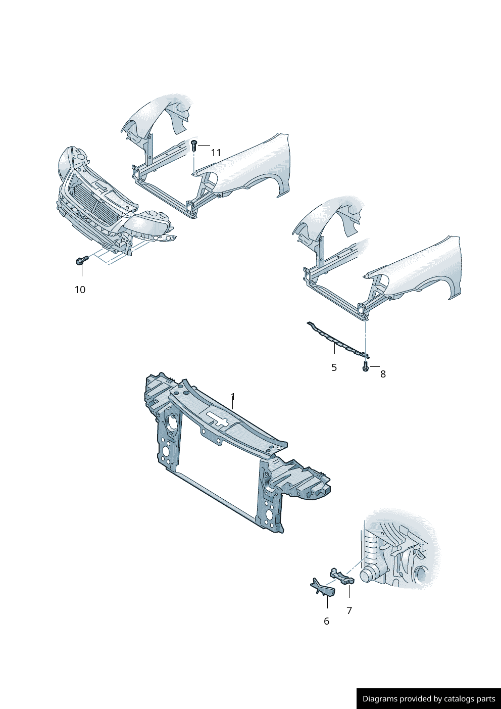 Car part diagram