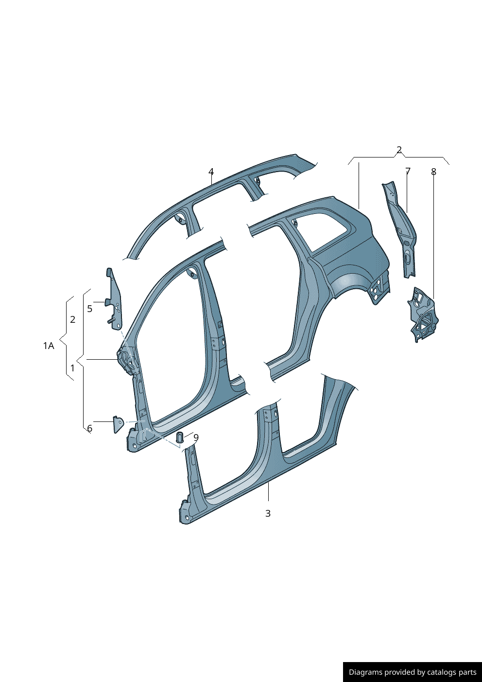 Car part diagram