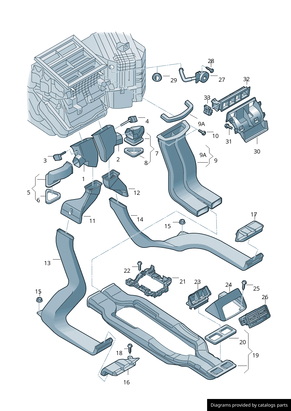 Car part diagram