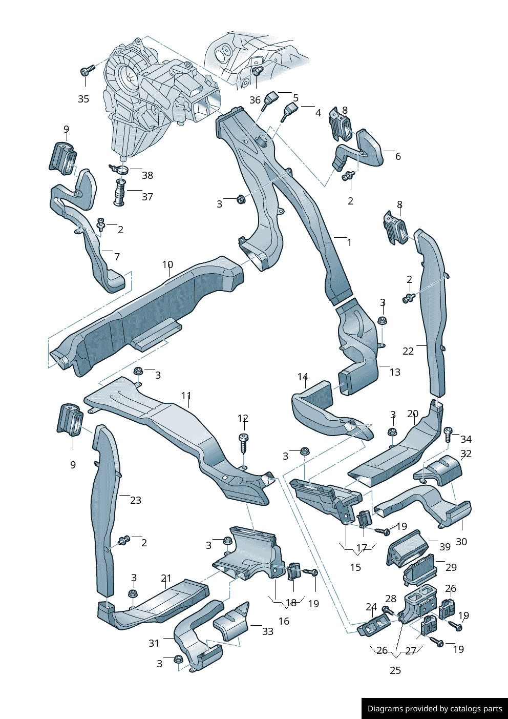 Car part diagram
