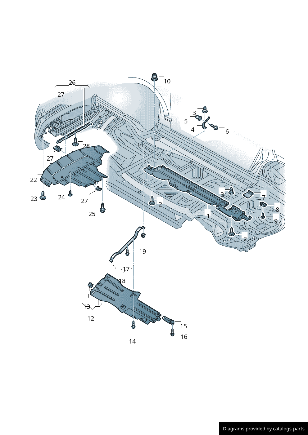 Car part diagram