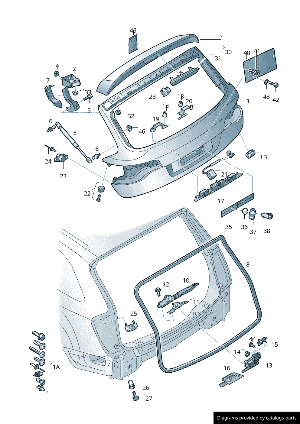 Car part diagram