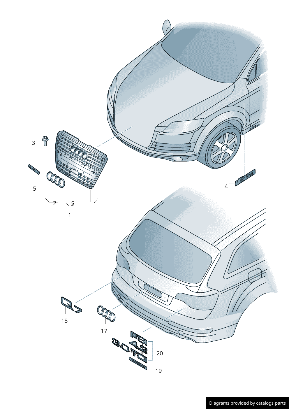 Car part diagram