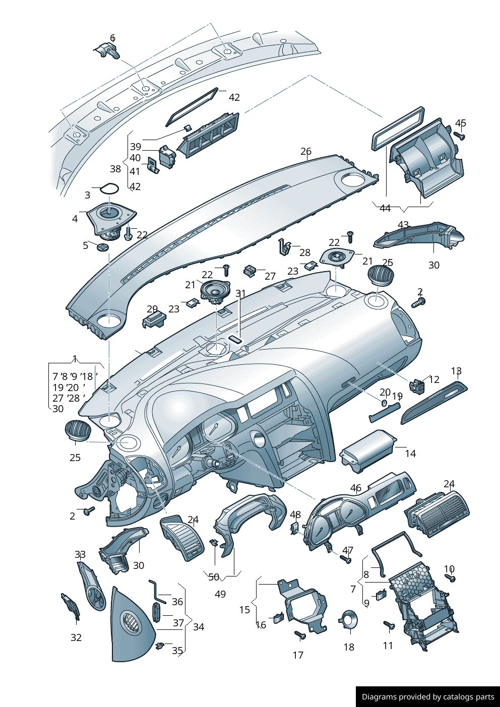 Car part diagram