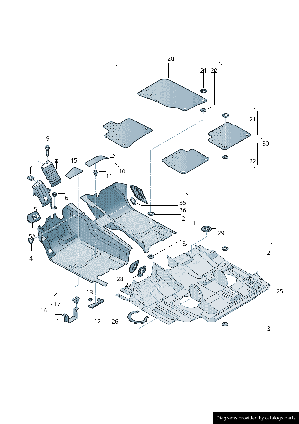 Car part diagram