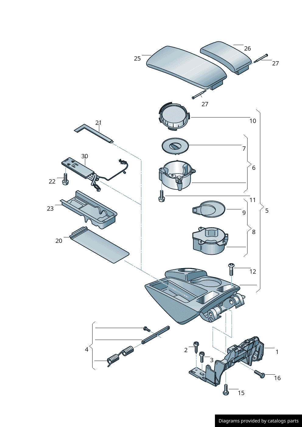 Car part diagram