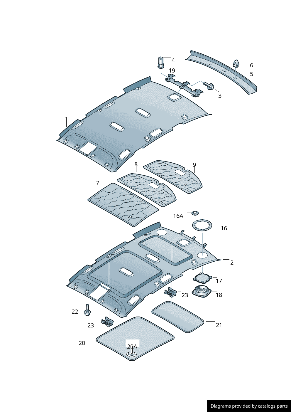 Car part diagram