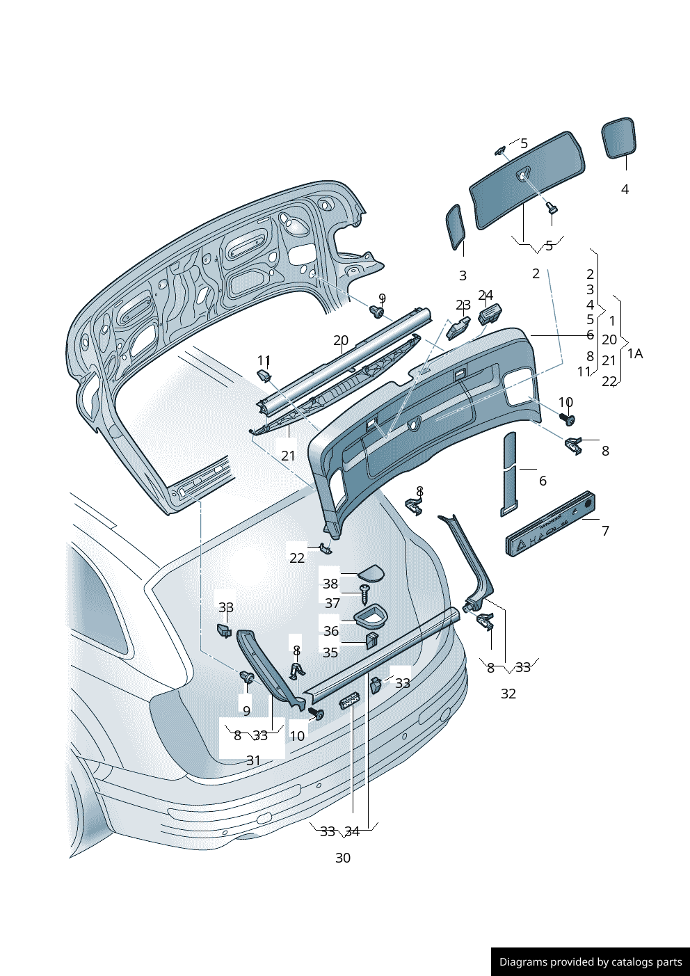 Car part diagram